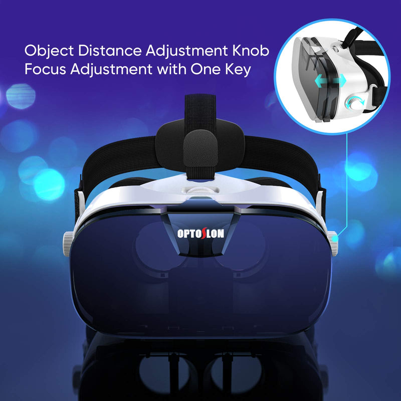 [Australia - AusPower] - Virtual Reality Headset, 3D VR Glasses for Mobile Games and Movies, Compatible 4.7-6.2 inch iPhone/Android Phone, Including iPhone XS/X/8/8Plus/7/7Plus/6/6Plus/6s/5,Samsung,LG,Nexus etc 