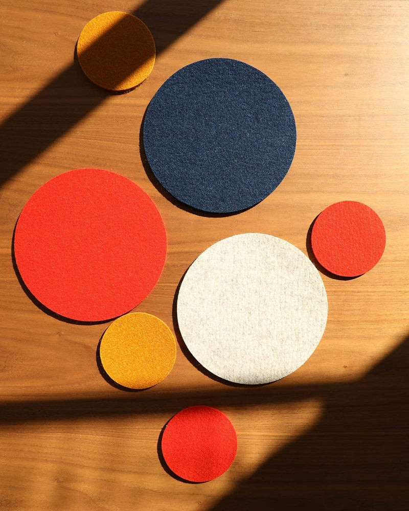 [Australia - AusPower] - Graf Lantz Trivet - Heat Protective 100% Merino Wool Felt - Great for Skillets & Sizzling Dishes (8 inch, Charcoal) 8 inch 