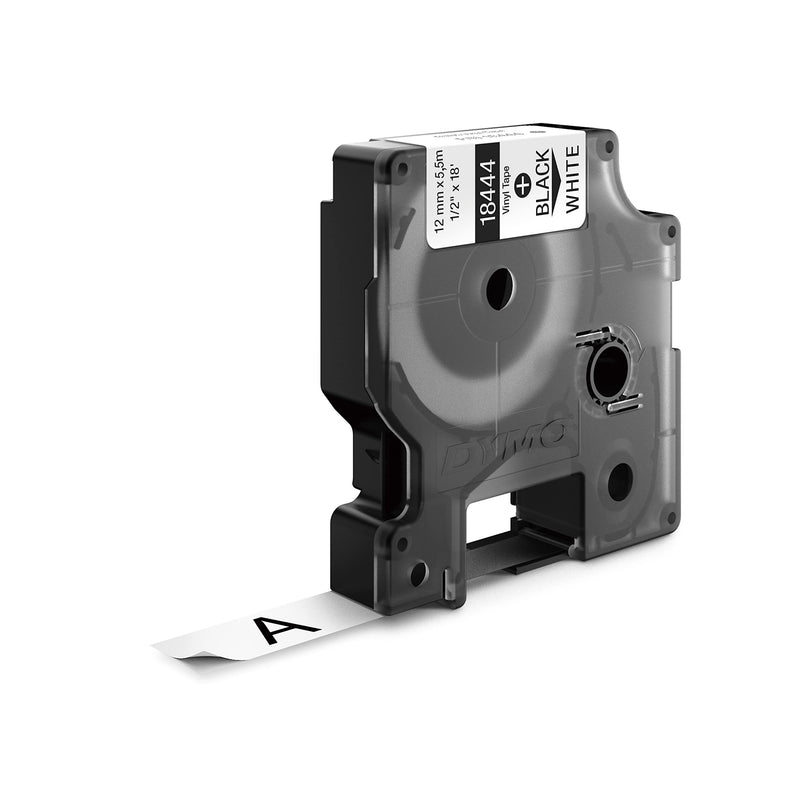 [Australia - AusPower] - DYMO Rhino Label, White 1/2"X18', DYMO Authentic Black on White 