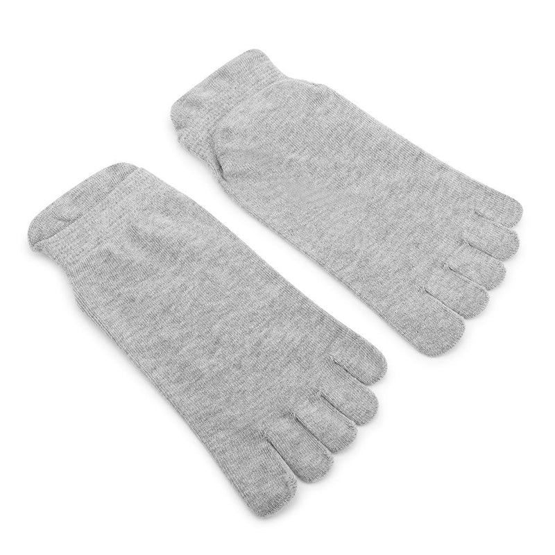 [Australia - AusPower] - Meaiguo Toe Socks No Show Running Five Finger Socks for Men Women 3-4 Pack Multicoloured 5-10 