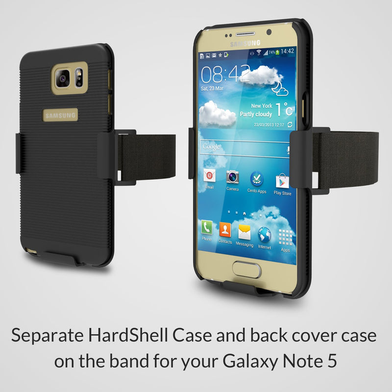 [Australia - AusPower] - Emmabin Armband for Samsung Galaxy Note 5 - Lightweight and Fully Adjustable 
