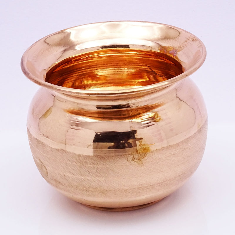 [Australia - AusPower] - ibaexports Prayer Kalash Lota Pot Pure Copper Traditional Pooja Item Hindu Arti Lota Copper-1 