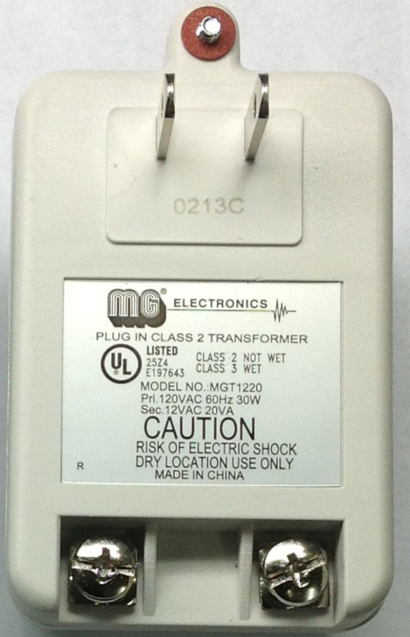 [Australia - AusPower] - Class II Transformer - 12 Volt AC, 20 VA, UL/CSA Approved : MGT-1220 