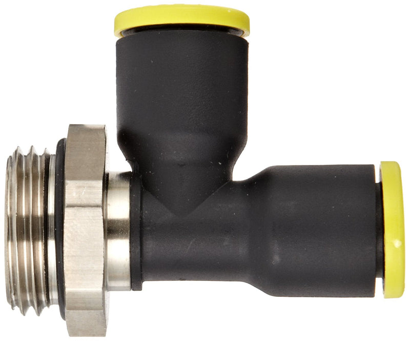 [Australia - AusPower] - Legris 3193 10 21 Nylon & Nickel-Plated Brass Push-to-Connect Fitting, Run Tee, 10 mm Tube OD x 1/2" BSPP Male 