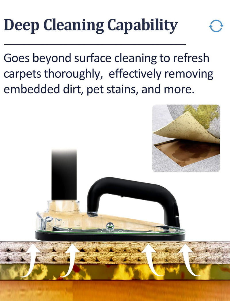 [Australia - AusPower] - Dysolve Carpet Stain Remover Tool Attachment for Water Filtration Wet Extractor Vacuum Cleaner, Deep Cleaning Pet Rug Shampooer Solution for Home Floor 