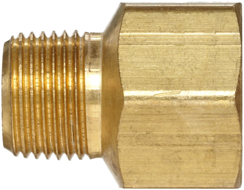 [Australia - AusPower] - Anderson Metals - 56120-0808 Brass Pipe Fitting, Adapter, 1/2" Male Pipe x 1/2" Female Pipe 1/2" x 1/2" 