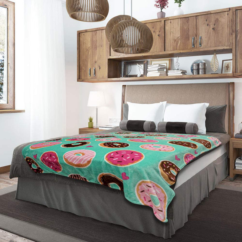 [Australia - AusPower] - Infinity Republic - Donut Day Dreams Super Plush Blanket - Perfect for Gifts, Kids, Teens, & More! 
