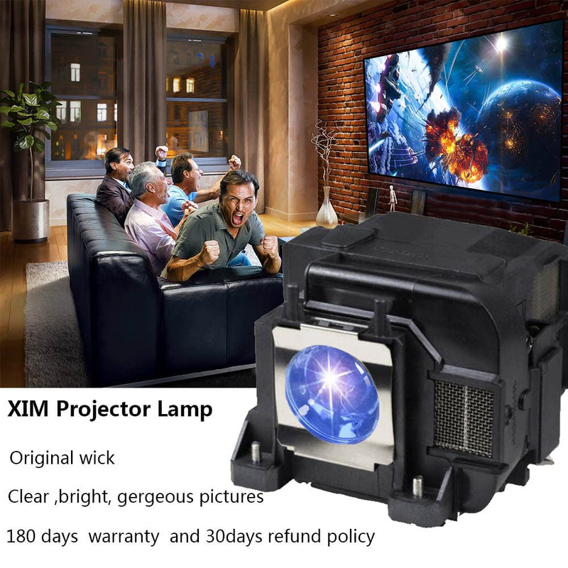 [Australia - AusPower] - XIM ELPLP75 V13H010L75 Replacement Projector lamp Compatible with Epson EB-1930 EB-1935 EB-1940W EB-1945W EB-1950 EB-1955 EB-1960 EB-1965 ELP-LP74 ELP-LP75 H473A H474A H491A Powerlite 1930 1935 1940W 