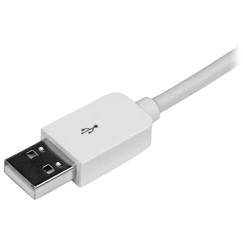 [Australia - AusPower] - StarTech.com 3m (10ft) Long White Apple 8-pin Lightning Connector to USB Cable for iPhone / iPod / iPad - Charge and Sync Cable (USBLT3MW) 10ft 