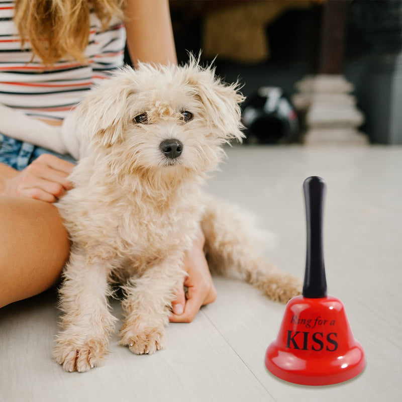 [Australia - AusPower] - 2 Pieces Ring for A Kiss Call Bell Hand Bell Service Bell Bar Counter Top Service Call Bell Ring Reception Bell Service Bell Wedding Events Bell Party Events Bell 