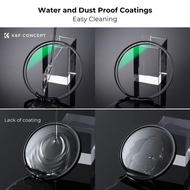 [Australia - AusPower] - K&F Concept 82mm Magnetic MC UV Lens Protection Filter + Lens Filter Cap with 28 Multi-Layer Coatings Waterproof/Scratch Resistant Ultra-Slim UV Filter for Camera Lens (Nano-X Series) 