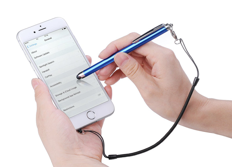 [Australia - AusPower] - Stylus Pens for Touch Screens iPad iPhone Kindle Fire (Pink/Purple/Aqua Blue) Pink/Purple/Aqua Blue 