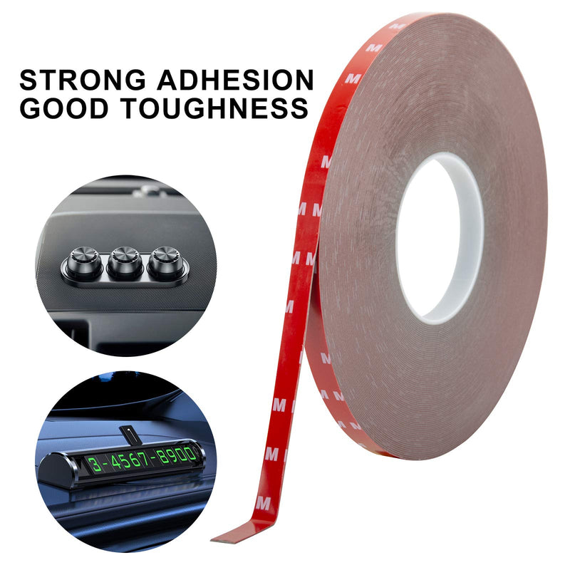 [Australia - AusPower] - Double Sided Tape 0.39Inch x 108 Feet Heavy Duty Mounting Adhesive Multipurpose Waterproof Foam Tape for LED Strip Lights, Home Decor, Office Decor, Car Decor 0.39In x 108Ft 