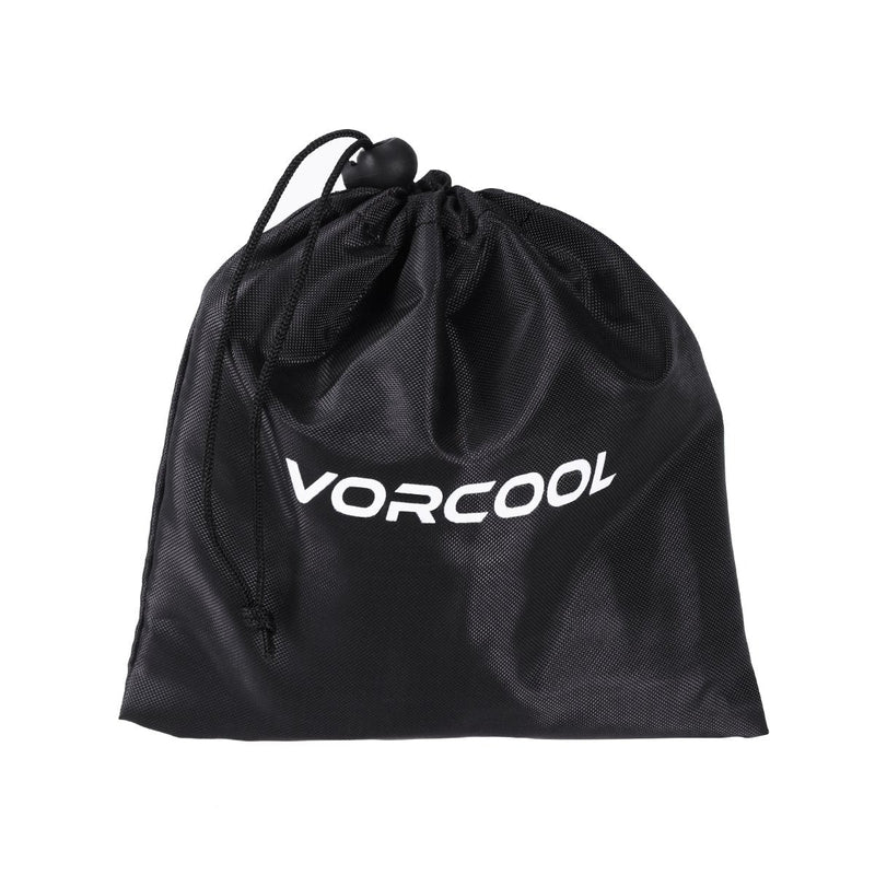 [Australia - AusPower] - VORCOOL 2PCS Ankle Straps for Cable Machines Weightlifting Gym Workout Fitness Double D-Ring Neoprene Padded Ankle Cuffs for Legs, Abs and Glute Exercises Fits for Men&Women with Carry Bag 