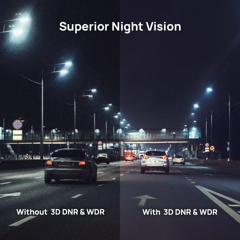 [Australia - AusPower] - 70mai Dash Cam M300, 1296P QHD, Built in WiFi Smart Dash Camera for Cars, 140° Wide-Angle FOV, WDR, Night Vision, iOS/Android Mobile App 