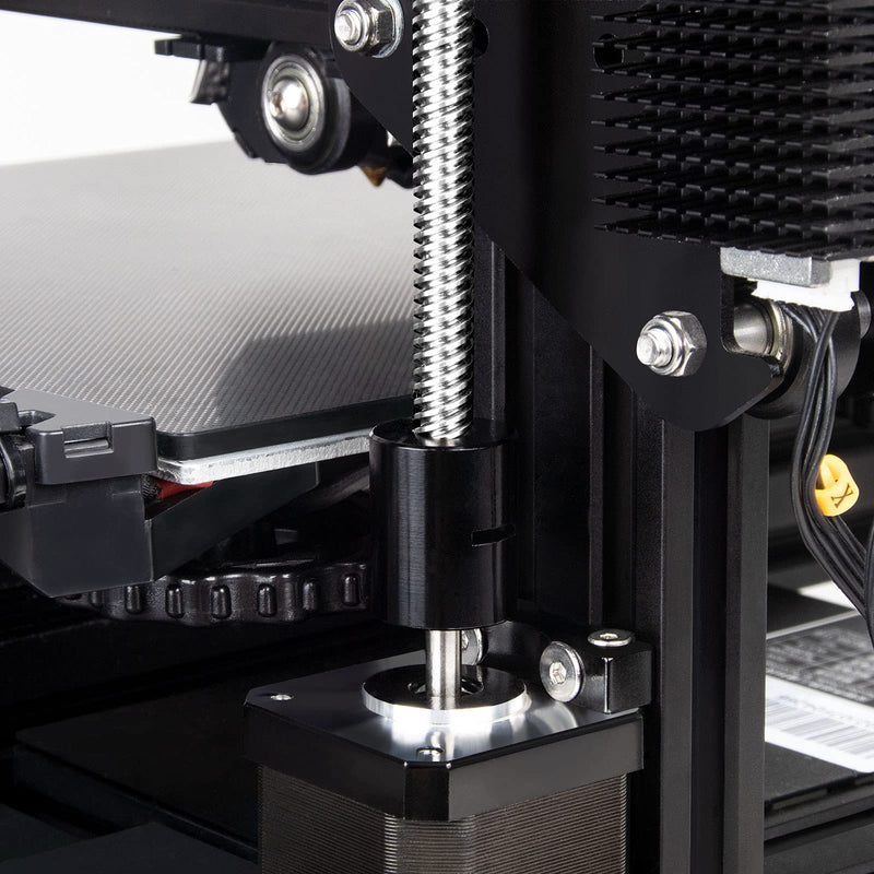 [Australia - AusPower] - Redrex 365mm T8 Z Axis Lead Screw Z Rod Stainless Steel Threaded Rod with Brass Nut Z-axis Upgrade Kit for Ender 3 V2 Ender 3 Pro Ender 3 Voxelab 3D Printer 