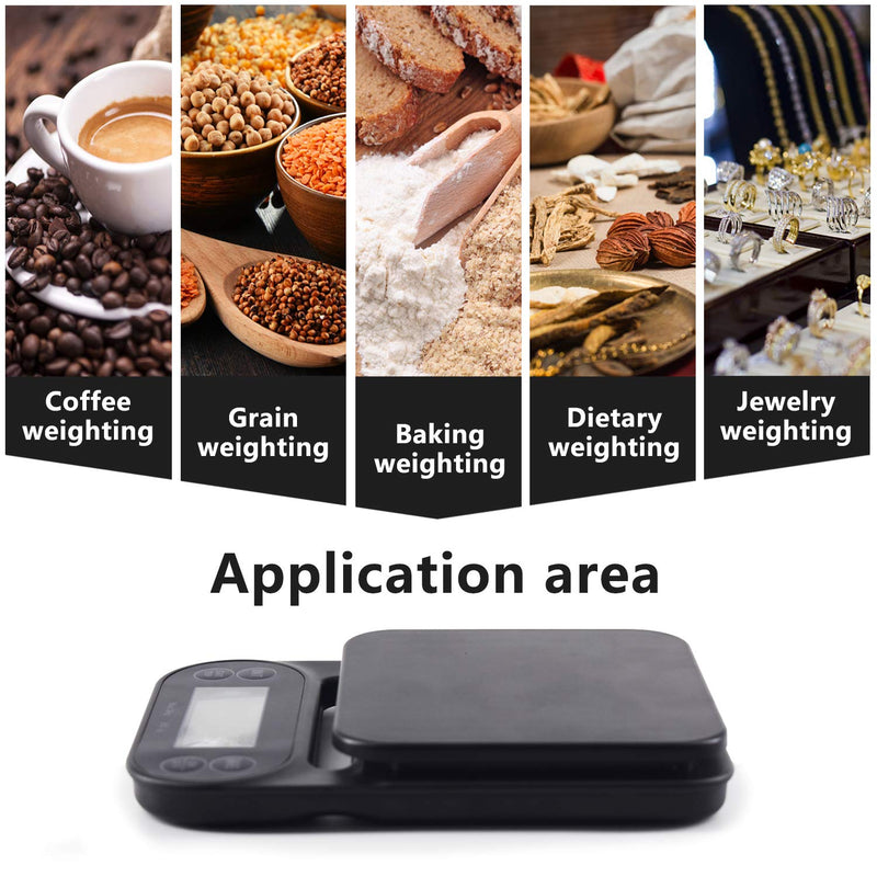 [Australia - AusPower] - Digital Coffee Scale With Timer for Pour Over and Drip Coffee 