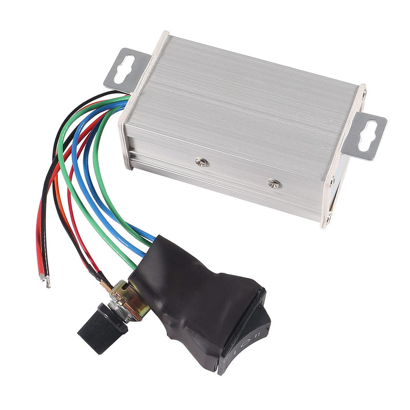 [Australia - AusPower] - UMLIFE 2PCS DC Motor Speed Controller 9-60V Forward/Reverse High Power PWM Control Switch Motor Speed Regulator DC 12V 24V 36V 48V 60V 20A 1200W 