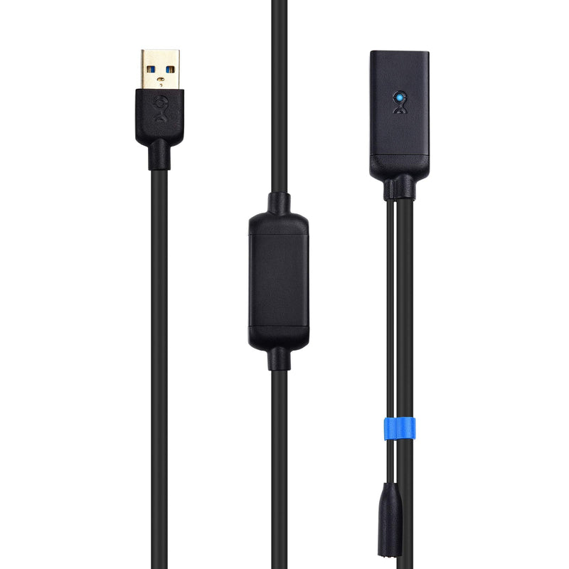 [Australia - AusPower] - Cable Matters Active USB Extension Cable 32.8 ft / 10m (USB 3.0 Extension Cable Male to Female) with Signal Booster for Hard Drive, Webcam and More 32.8 Feet 