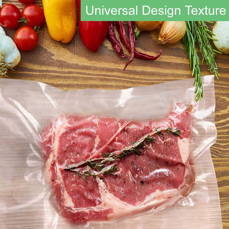 [Australia - AusPower] - O2frepak 100 Pint 6" x 10" Vacuum Sealer Bags with BPA Free and Puncture Prevention,Vacuum Seal Freezer Bags,Great for Sous Vide Vaccume Sealer PreCut Bags 6" x 10" Pint Size(100count) 