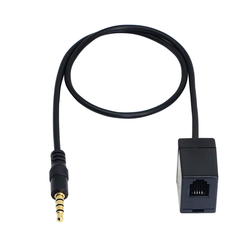 [Australia - AusPower] - SinLoon RJ9 to 3.5mm Telephone Adapter Cable Female RJ9 Headset to Male 3.5mm Cell Phone Adapter - Convert RJ9 Headphone to Smartphones Most Android Cellphone with 3.5mm Headphone Jack(3.5 RJ9) 