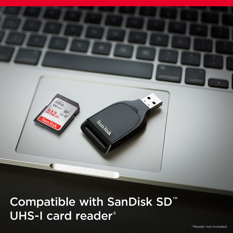 [Australia - AusPower] - SanDisk 32GB Ultra SDHC UHS-I Memory Card - 120MB/s, C10, U1, Full HD, SD Card - SDSDUN4-032G-GN6IN 