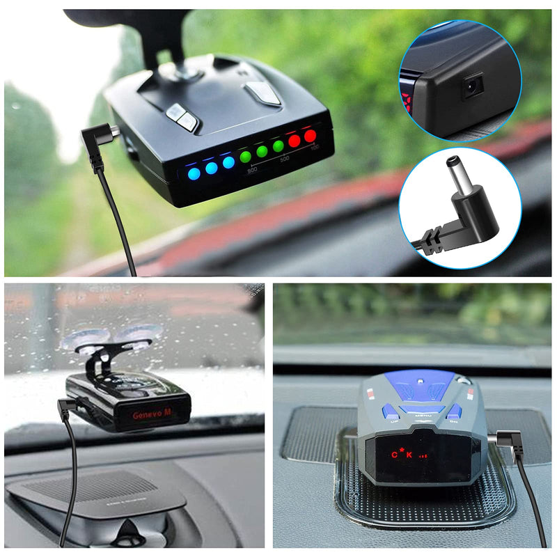 [Australia - AusPower] - Radar Detector Hardwire Kit,Direct Wire Wiring kit for Escort Valentine One Uniden Beltronics Cobra Radar Detector Quick Connection Plug and Play Power Cord Cable Black2 
