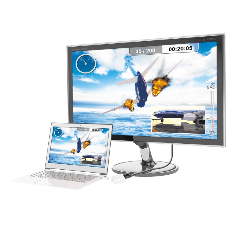 [Australia - AusPower] - j5create DisplayPort to VGA Adapter- 4K 1080p @ 60 Hz | 1.62 Gbps and 2.7 Gbps | Compatible with Apple iMac or MacBook, PC, HDTV, Projectors and More 