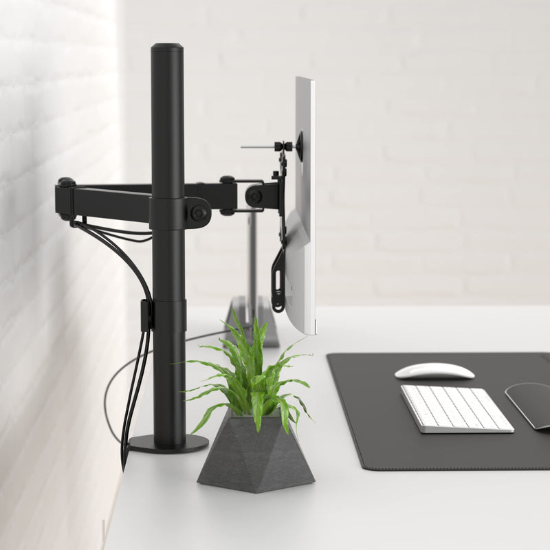 [Australia - AusPower] - HumanCentric VESA Mount Adapter for HP Monitors 22er, 22es, 22f, 23er, 23es, 23f, 24ea, 24ec, 24er, 24es, 24f, 24fw, 25er, 25es, 25f, 27er, 27ea, 27es, 27f, 27fw, 27ec VESA Adapter Bracket (Black) One Pack 