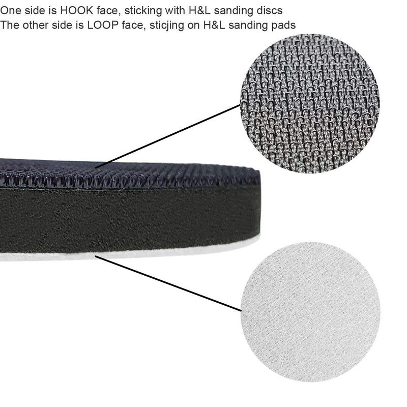 [Australia - AusPower] - M-jump 6" x 1/2" x 3/4" Soft Interface Hook and Loop Car Body Repair Buffing & Polishing Sponge Cushion Pad Interface Buffer Pad - (1 pcs) 6 inch 