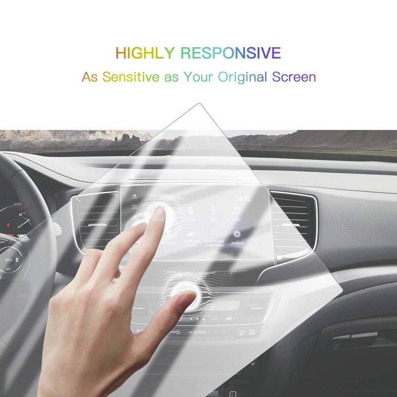 [Australia - AusPower] - Plastic Screen Protector for 2021 Update Honda Ridgeline Navigation Display High Clarity Anti-Scratch Touch PET Plastic Crystal Clear Protective Film 