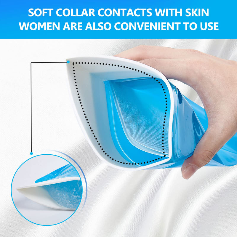 [Australia - AusPower] - CLOUDBERG 20pack Emergency Urinal Bag for Children and Kids, Disposable Urine Bag for Men and Women,600ml Portable Pee Bag for Travel Traffic jam Brief Relief (Blue) 