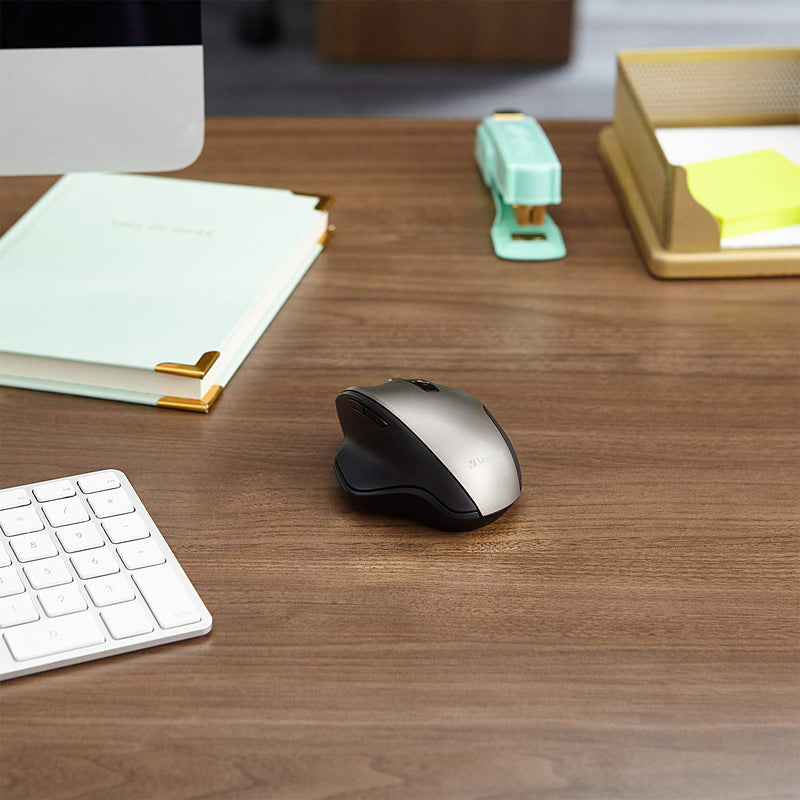 [Australia - AusPower] - Verbatim Silent Ergonomic Wireless Blue LED Mouse - Graphite 