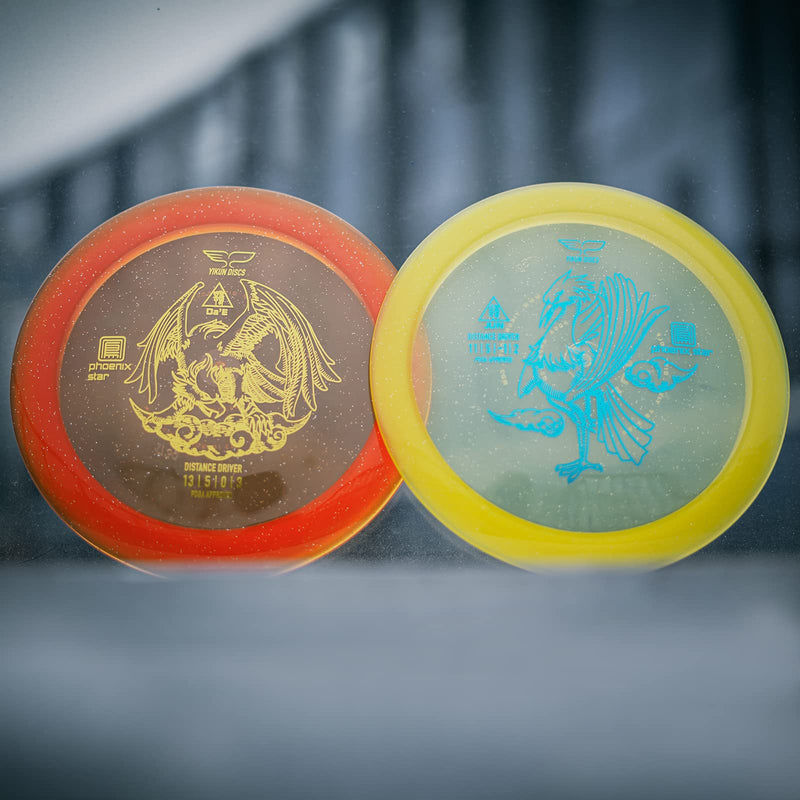 [Australia - AusPower] - Yikun Disc Golf Driver | Professional Frisbee Golf | Phoenix Star Distance Driver | 165-176g | Fairway Golf Disc Perfect for Outdoor Games and Competition 