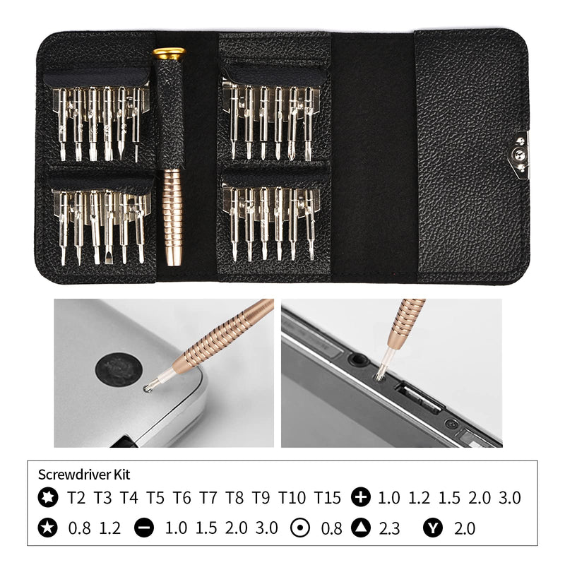 [Australia - AusPower] - Eagles Mobile Phone Repair Tool Kit - Professional 38 In 1 Screwdriver Set Compatible with Apple MacBook Pro,Desktop Computer,Laptop,Notebook,Android,Tablet Repair Tool Set 