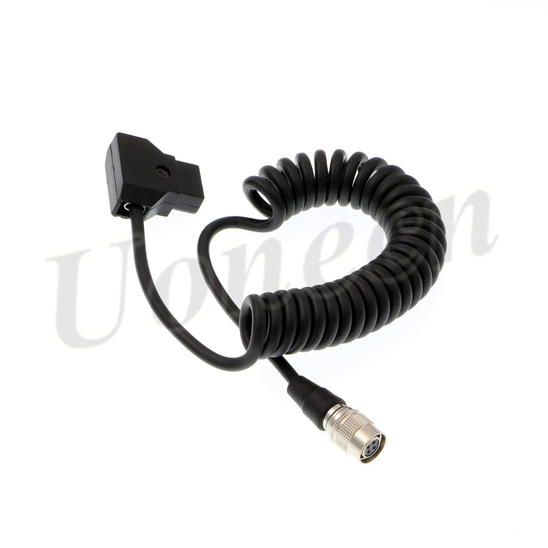 [Australia - AusPower] - Uonecn Power Spring Cable for SmallHD AC7 OLED DP7 Monitor Hirose 4 Pin Female to D-tap 
