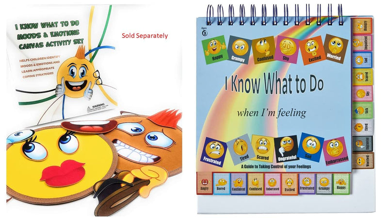 [Australia - AusPower] - Thought-Spot I Know What to Do Feeling/Moods Products: Different Moods/Emotions; Autism; ADHD; Helps Kids Identify Feelings and Make Positive Choices (Moods/Feelings Flipbook) Moods/Feelings Flipbook 