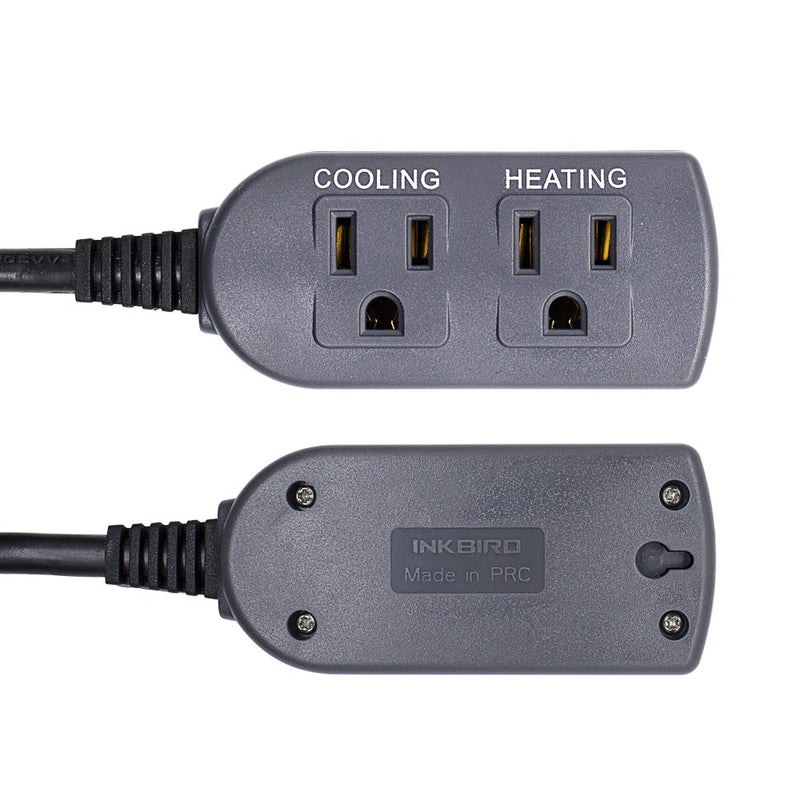 [Australia - AusPower] - Inkbird ITC-308 Digital Temperature Controller 2-Stage Outlet Thermostat Heating and Cooling Mode Carboy Homebrew Fermenter Greenhouse Terrarium 110V 10A 1100W 