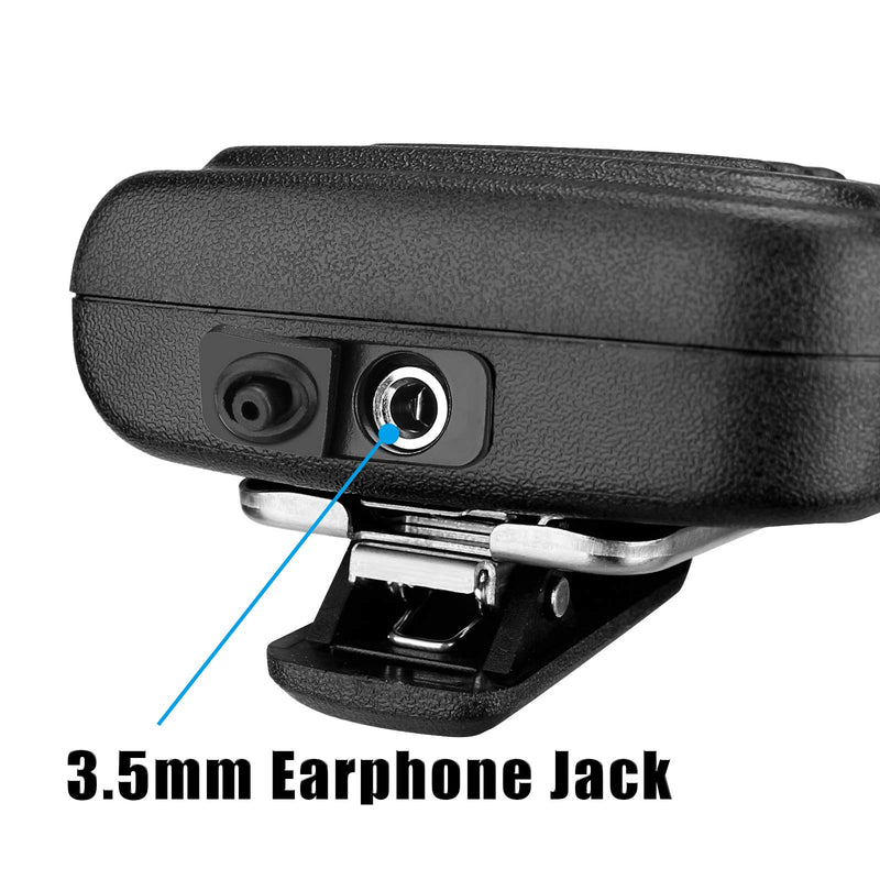 [Australia - AusPower] - Retevis Walkie Talkies Speaker Microphone,2 pin IP54 Waterproof Shoulder Speaker Mic for Retevis RT3S RT50 RT81 RT86 RB20 RT22 RT21 RT19 H-777 RT68 Two Way Radios(1 Pack) 