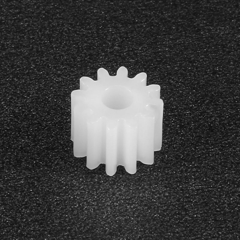 [Australia - AusPower] - uxcell 10pcs Plastic Gears 12 Teeth Model 123A Reduction Gear Plastic Worm Gears for RC Car Robot Motor 