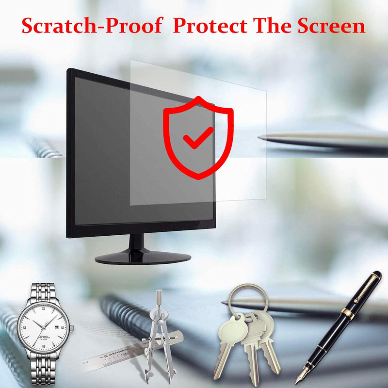 [Australia - AusPower] - 21.5 Inch Anti Glare Screen Protector Fit Diagonal 21.5 Inch Desktop with 16:9 Widescreen Monitor, Reduce Glare Reflection and Eyes Strain, Fingerprint-Resist (18 3/4 x 10 9/16 Inch)-3Pcs 