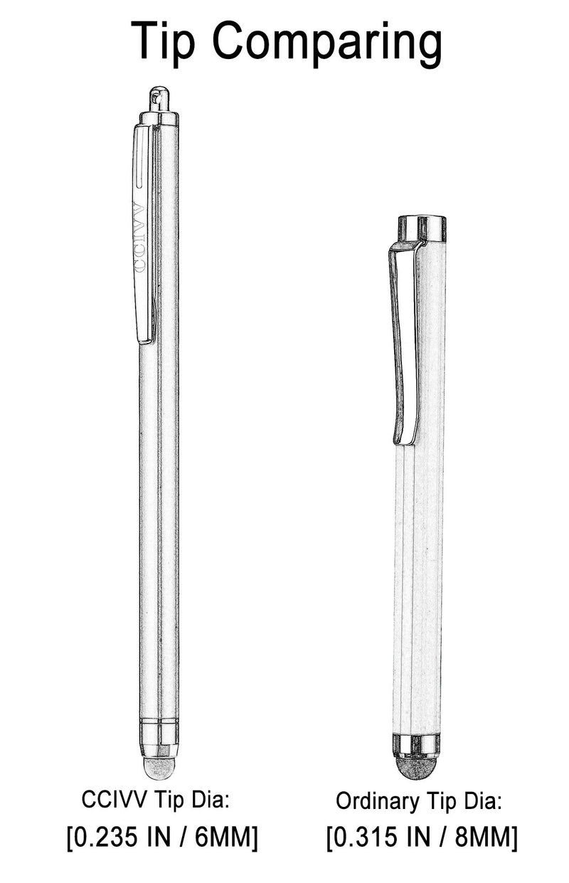 [Australia - AusPower] - Stylus Pens for Touch Screens iPad iPhone Kindle Fire (Pink/Purple/Aqua Blue) Pink/Purple/Aqua Blue 