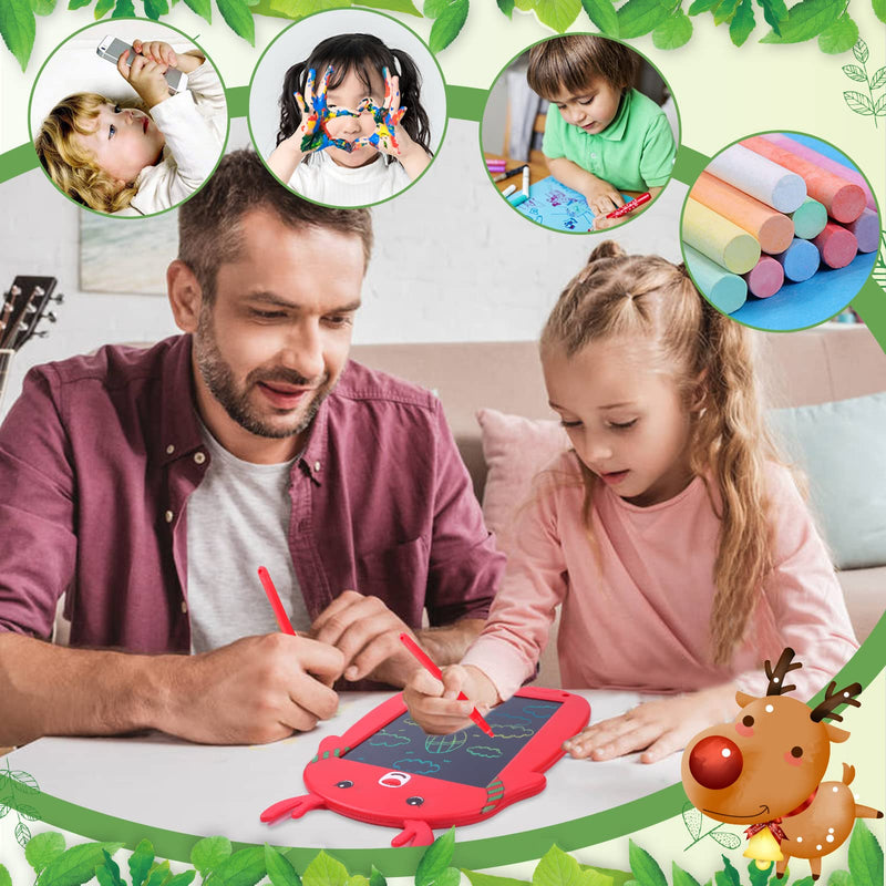 [Australia - AusPower] - AsiFancy 9 inch Colorful Screen LCD Writing Tablet for Kids, Erasable Reusable Toddler Doodle Board, Drawing Pads 3 - 12-Year-Old Boys and Girls. Birthday Christmas Gifts 