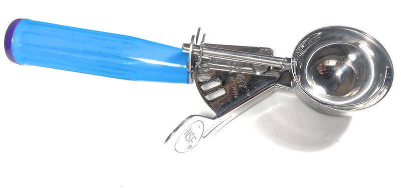 [Australia - AusPower] - NSF Commercial Stainless Steel DISHER Utensil Red or Blue Handle - KOSHER Color MARKING,#6,#20,#24,#30, 40 (#40-1-1/2'''' Dia-.68 Oz, BLUE) #40-1-1/2'''' Dia-.68 Oz. 