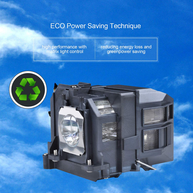 [Australia - AusPower] - Powerlite 480 Bulb for ELPLP71 V13H010L71 Epson brightlink 485wi brightlink 475wi powerlite 480 Projector Replacement Lamp with housing. 