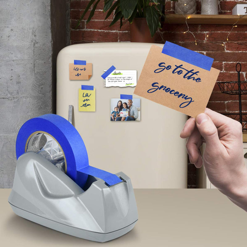 [Australia - AusPower] - Acrimet Premium Desktop Tape Dispenser Jumbo Non-Skid Base (Heavy Duty) (Platinum Silver Color) 