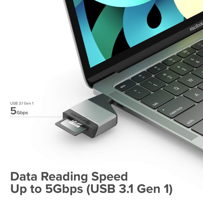 [Australia - AusPower] - ALOGIC USB C to SD and Micro SD Mini Adapter, Compatible with MacBook Pro, Air, Pixel Book, XPS, Surface, Galaxy, iPad Pro, Air 2020 and More (Thunderbolt Compatible) 