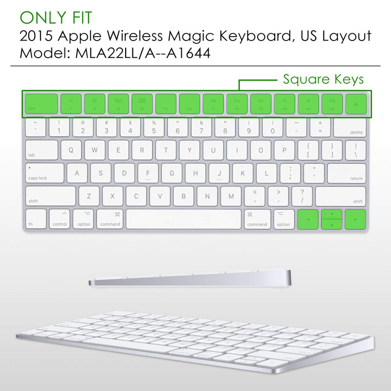 [Australia - AusPower] - Allinside Ombre Pink Cover for Apple Magic Keyboard (MLA22LL/A) with US Layout Magic Keyboard (MLA22LL/A A1644) 06 Ombre Pink 