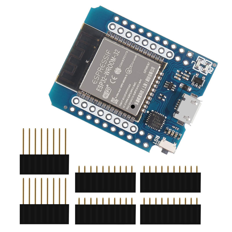 [Australia - AusPower] - AITRIP 4pcs D1 Mini NodeMCU ESP32 ESP-WROOM-32 WLAN WiFi Bluetooth Development Board 5V Compatible with Arduino 