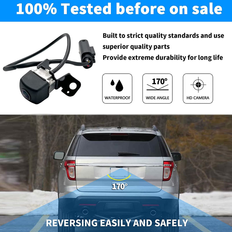 [Australia - AusPower] - Rear View Back Up Camera Multiangle Views Compatible with Kia Sorento 2014-2015 Replaces 95760-2P600 95760-2P600FFF 